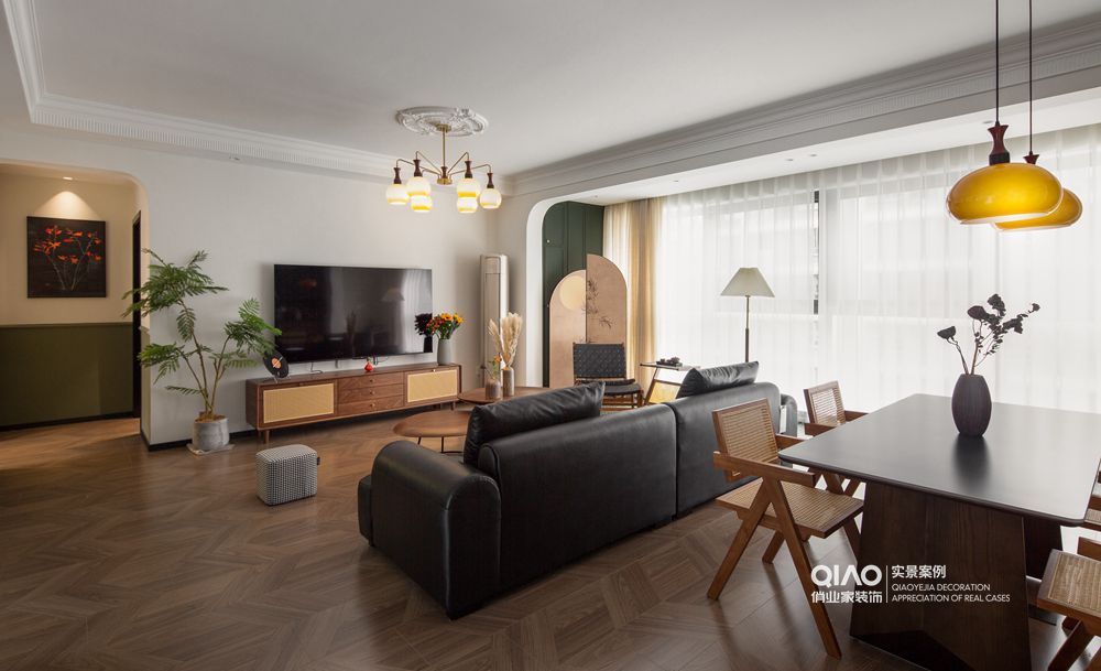 复古南洋风装修案例丨中国重庆丨重庆俏业家装饰-24