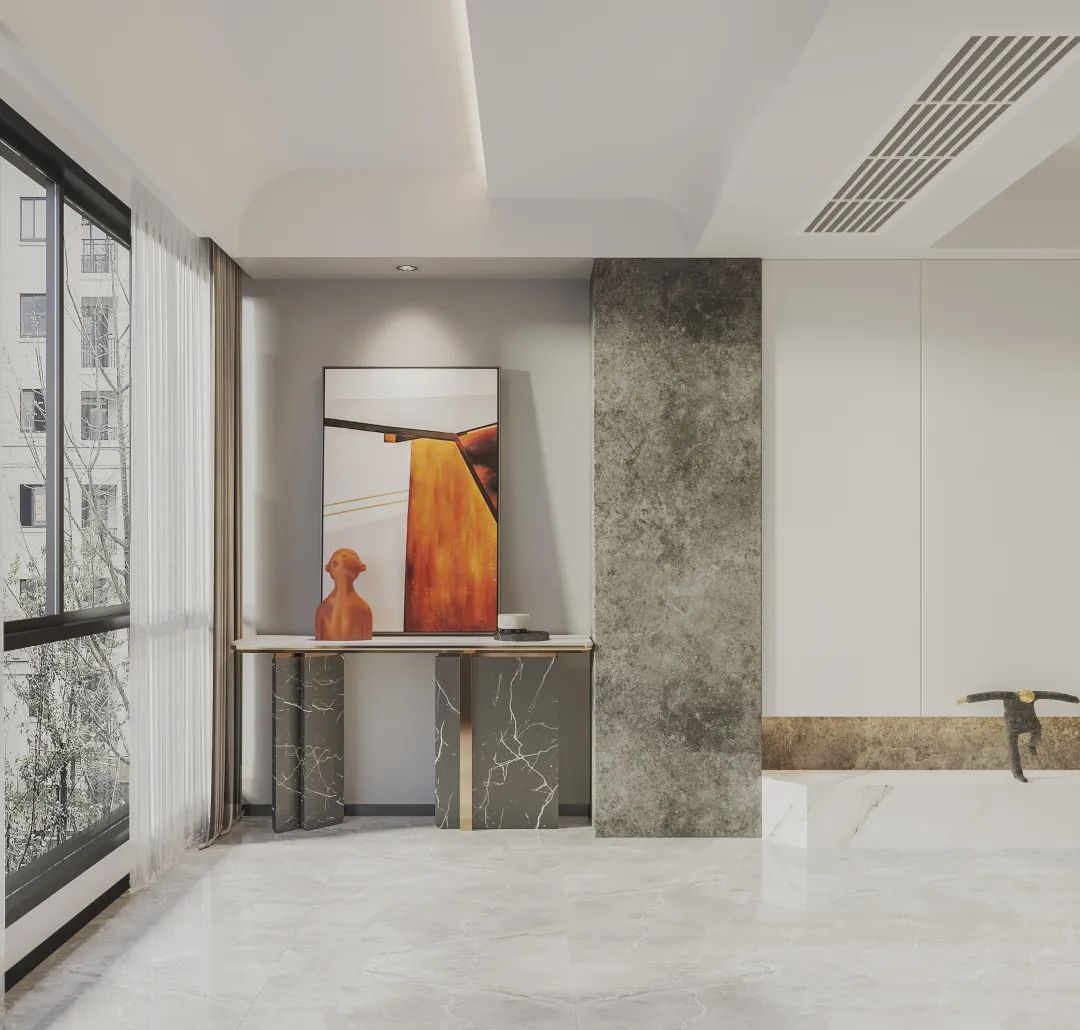 广东潮州四季园现代简约奶油风空间设计丨中国潮州丨潮州市九木堂装饰设计有限公司-2