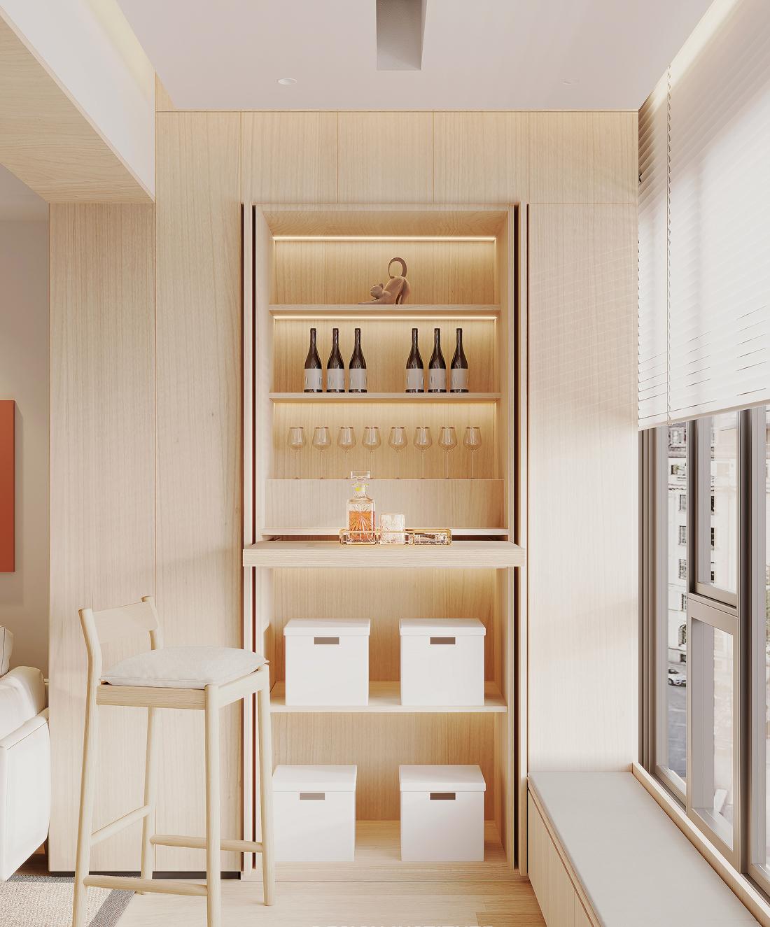 日式原木风温润住宅-6