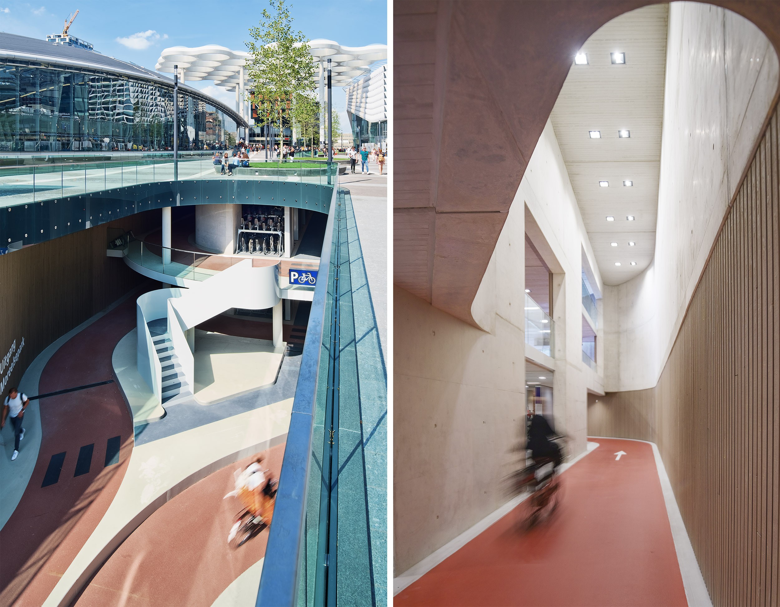 荷兰乌特勒支自行车停车场 | 世界最大规模,绿色出行新地标-36