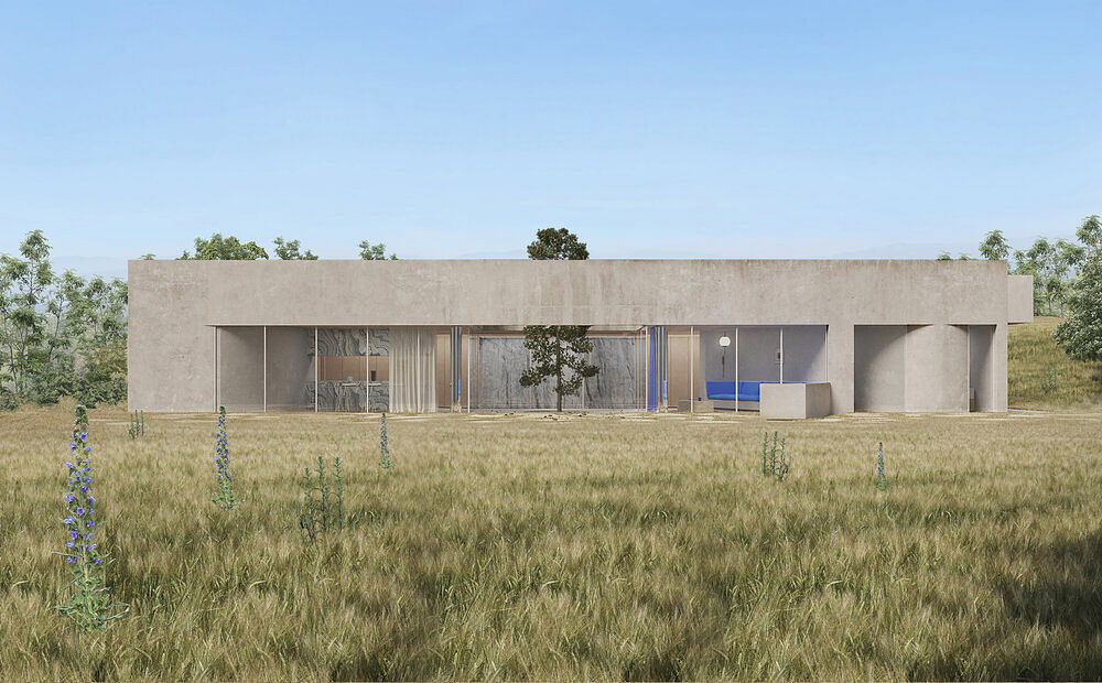 带泳池屋顶的混凝土住宅丨美国洛杉矶丨Charlap Hyman & Herrero-17