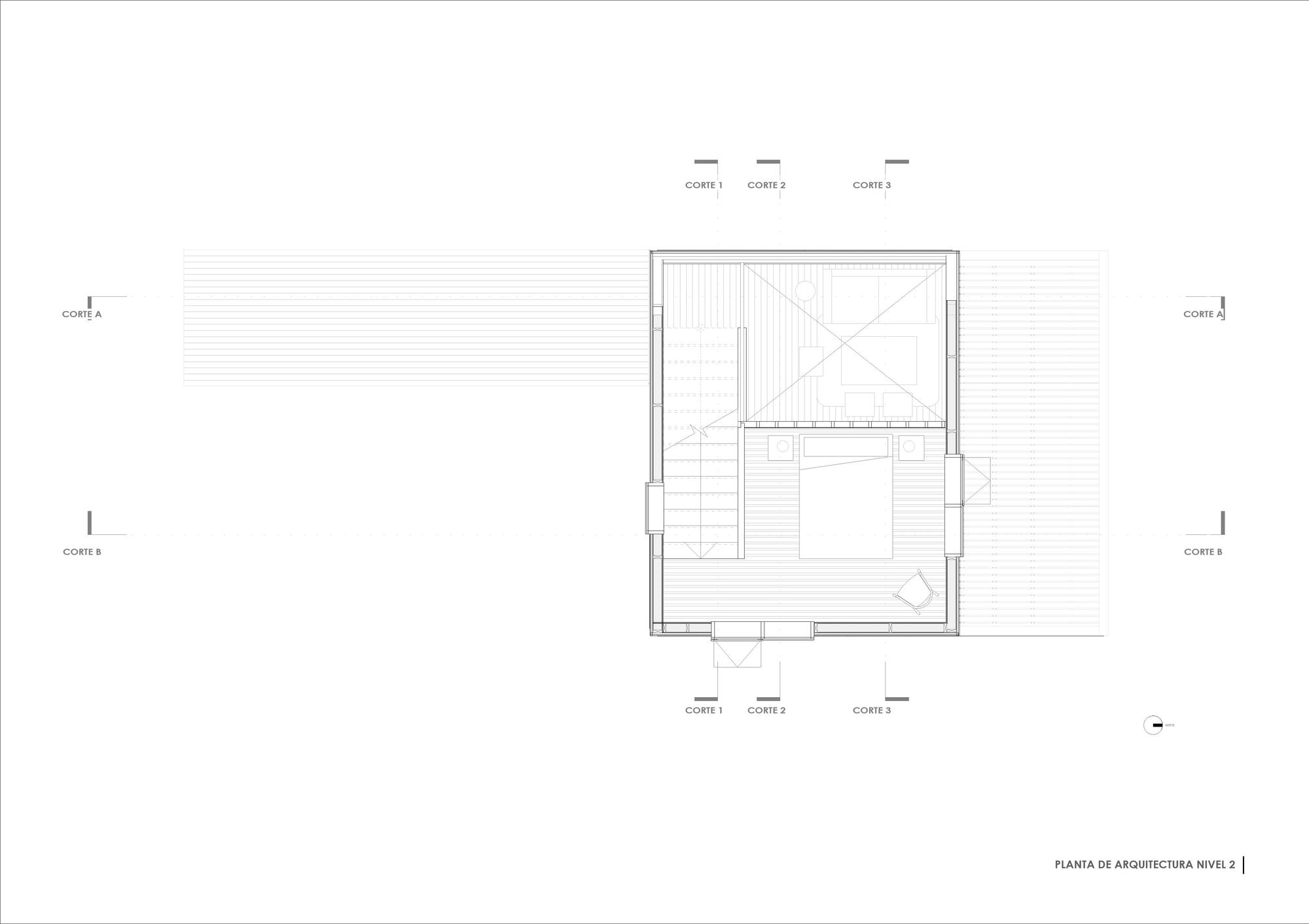 乐丰避难所丨智利丨Abarca Palma Arquitectos-20