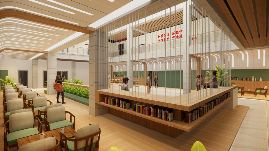 西安思源学院图书馆开放空间概念设计丨中国西安丨Giacomo Liviabella-12