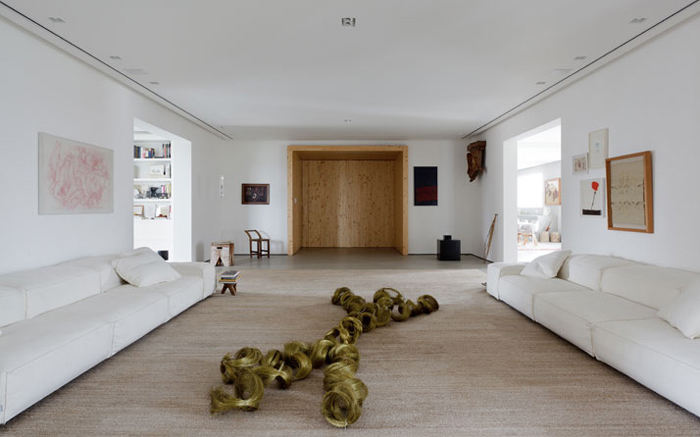 圣保罗艺术品收藏家Valentin宅邸设计-2