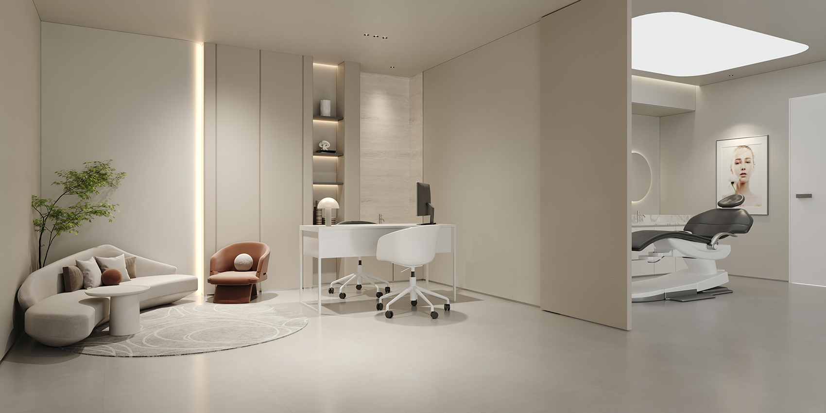 杭州黄龙素颜医美丨中国杭州丨魔戏空间设计&ABDdesign-45