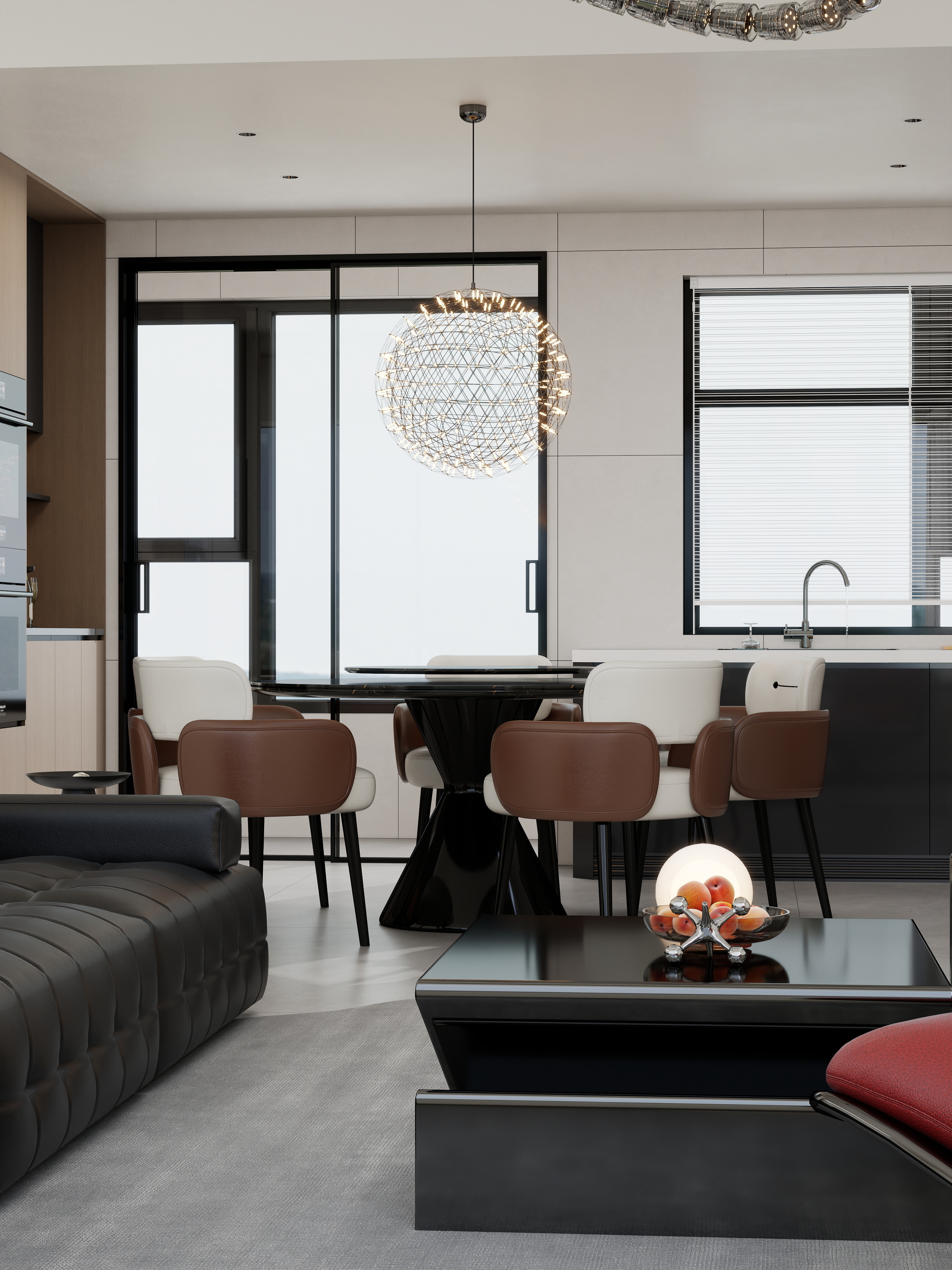 《天河学区房·时光叠影》中古风混搭家居设计丨中国广州丨广州市至雅设计装饰工程有限公司-58