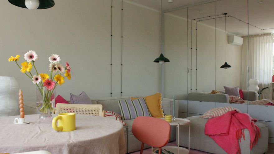 华沙50平米公寓室内设计项目丨波兰华沙丨P,art设计工作室(Karina Roman)-1