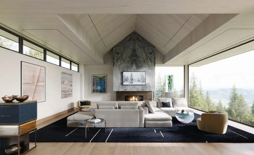 阿尔卑斯台地;高山露台( 由于不清楚Alpine具体所指,如果Alpine是指阿尔卑斯山,此处可译为阿尔卑斯台地 ;如果结合上下文,只是表达高山的意思,则可译为高山露台 )丨中国达州丨HSH Interiors,Smith Design Group-0