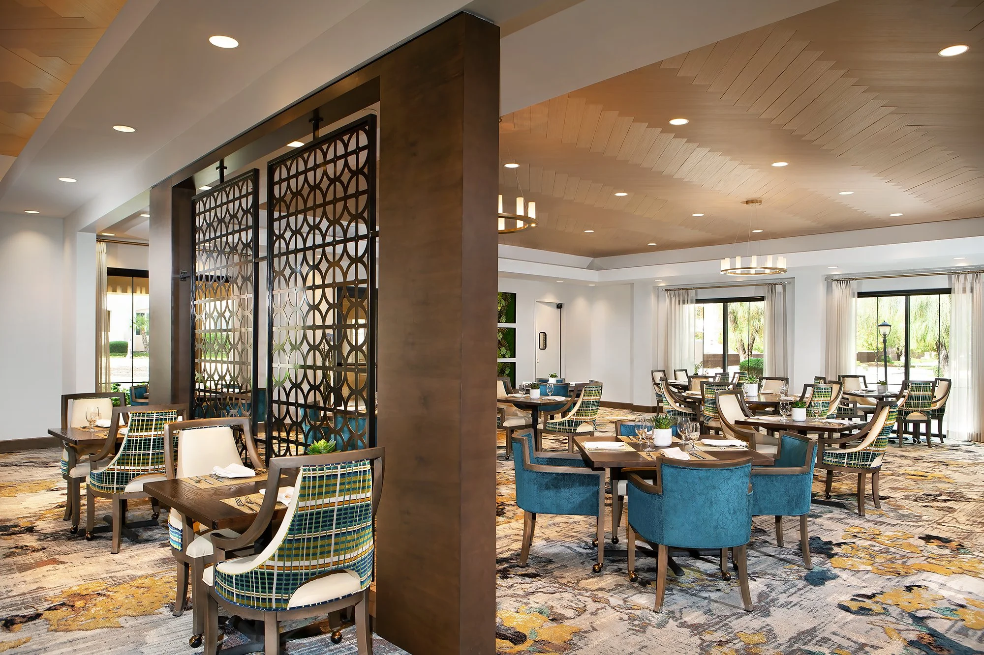 Inside The Colonnade's Gold-Winning Dining Renovation by Thoma-Holec Design — Thoma-Holec Design-13