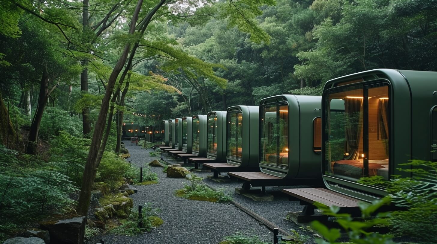 醍醐寺森林度假盒丨日本丨Green Clay Architecture-7