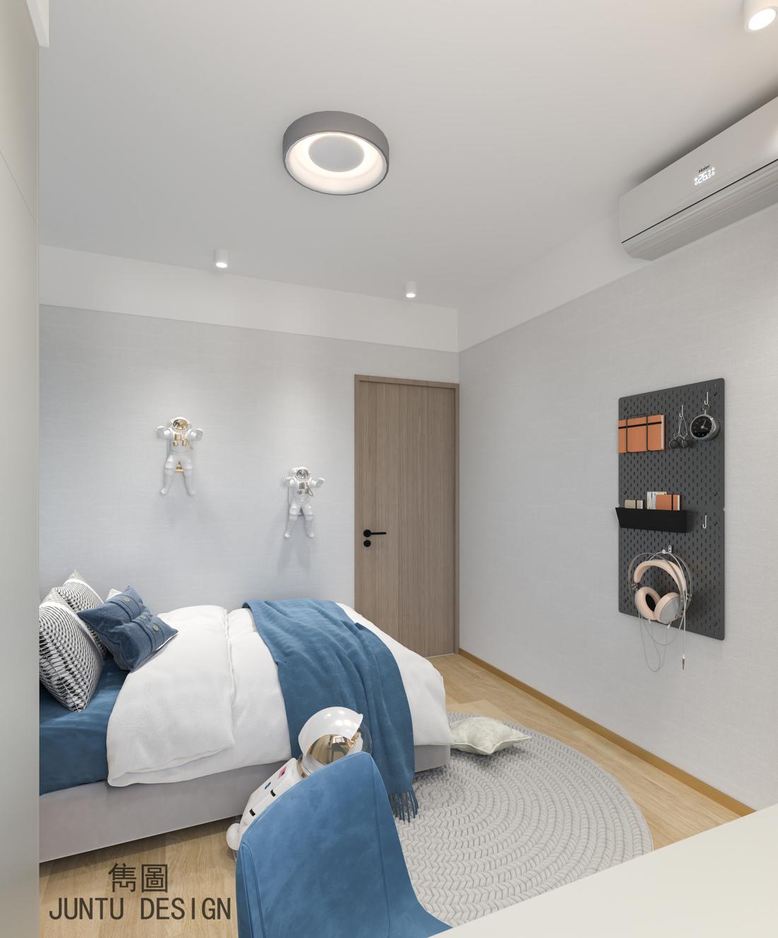 现代轻奢风打造阳光快乐儿童宅-37