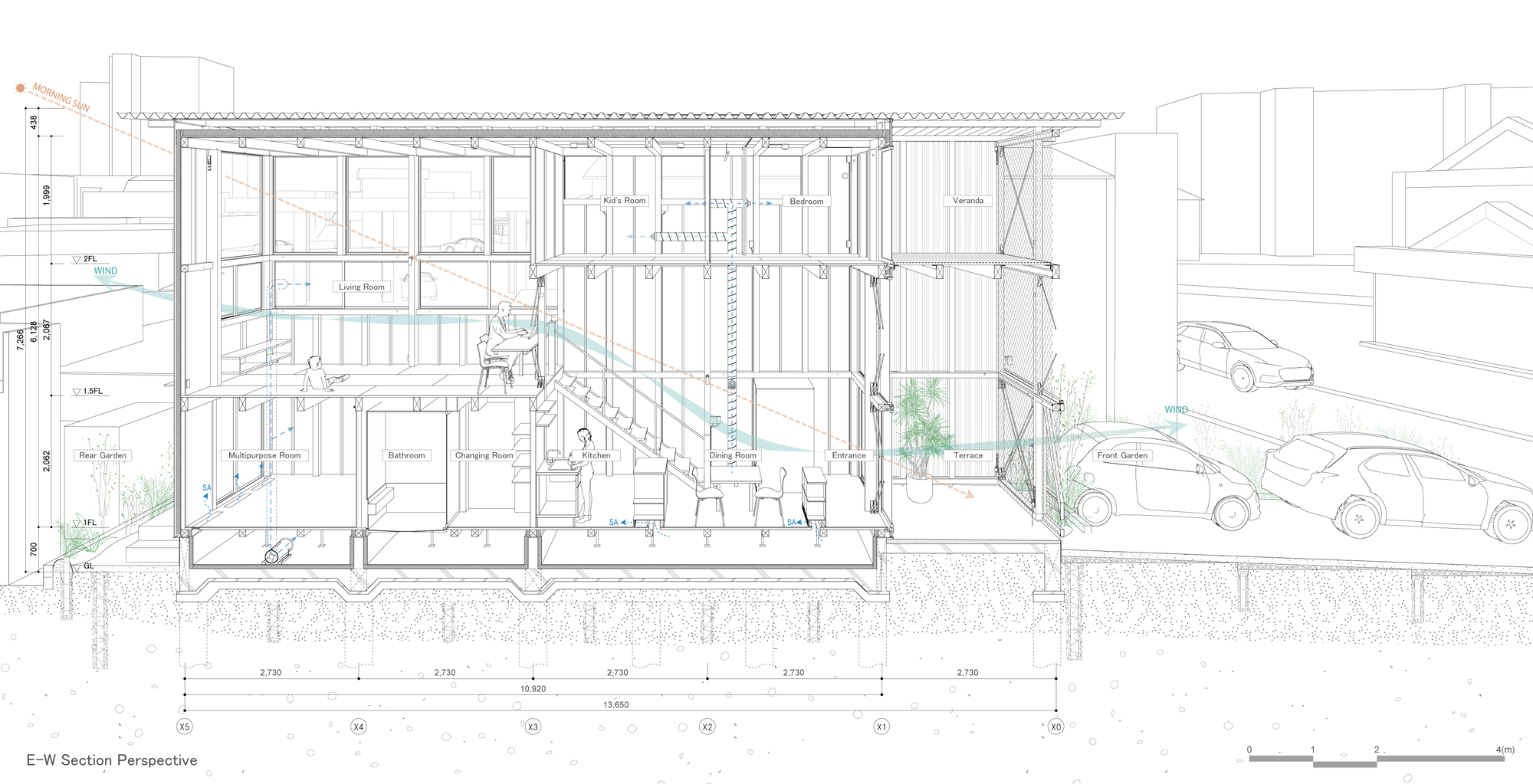 丰田最小户型房屋丨日本爱知丨Nori Architects-18