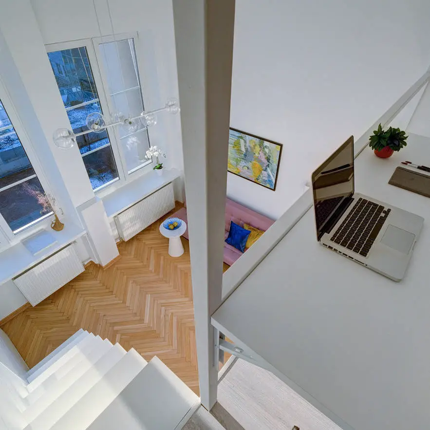 波兰 20m² 迷你复式，巧妙利用空间与风格混搭-11