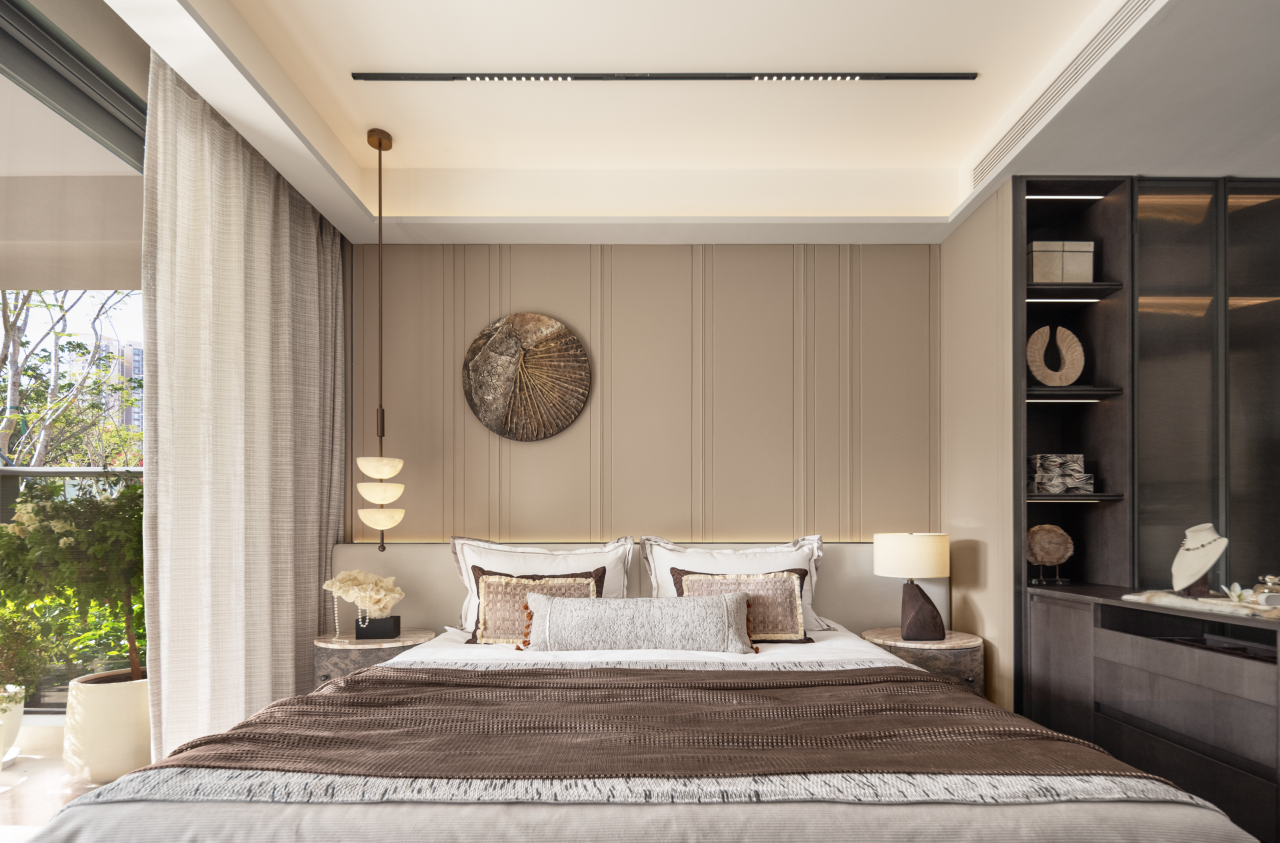 华润置地·三亚观岚二期143㎡,130㎡,110㎡样板间丨中国三亚丨精装设计矩阵纵横,软装设计北京靳朝晖设计-26