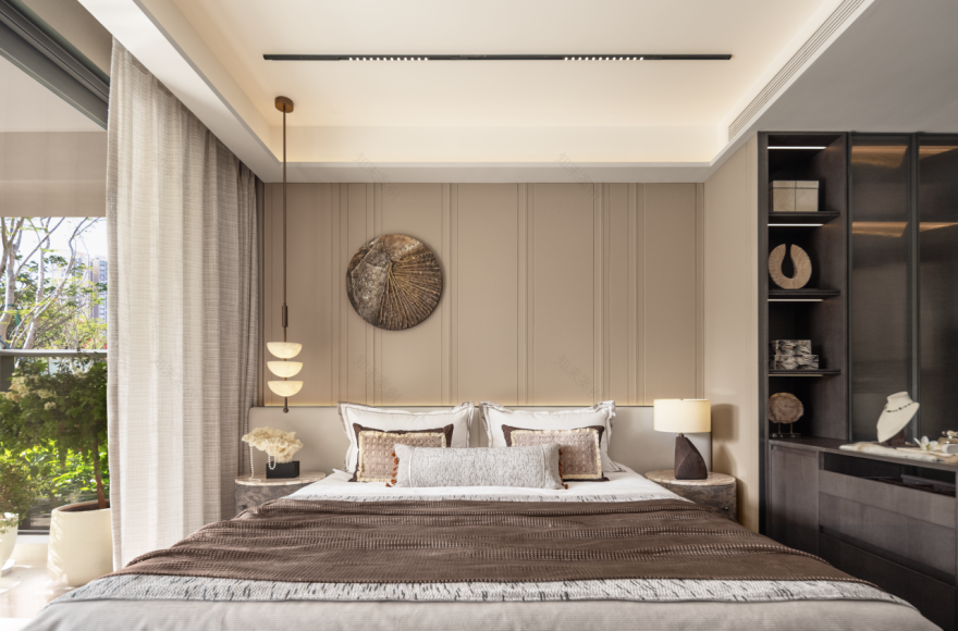 华润置地·三亚观岚二期143㎡,130㎡,110㎡样板间丨中国三亚丨精装设计矩阵纵横,软装设计北京靳朝晖设计-26