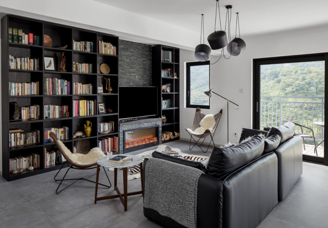 深圳 200 平现代简约私宅,原朴之美展现生活热情-4