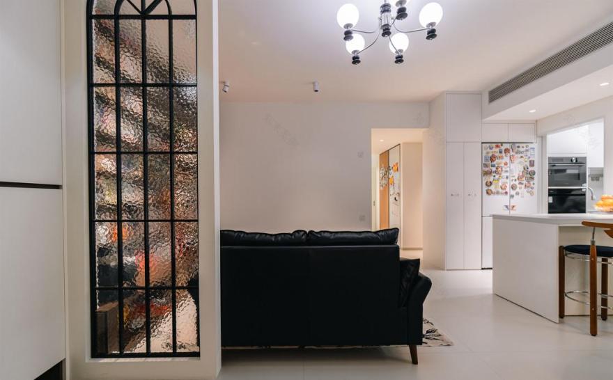 96㎡中古混搭风四居室装修-10