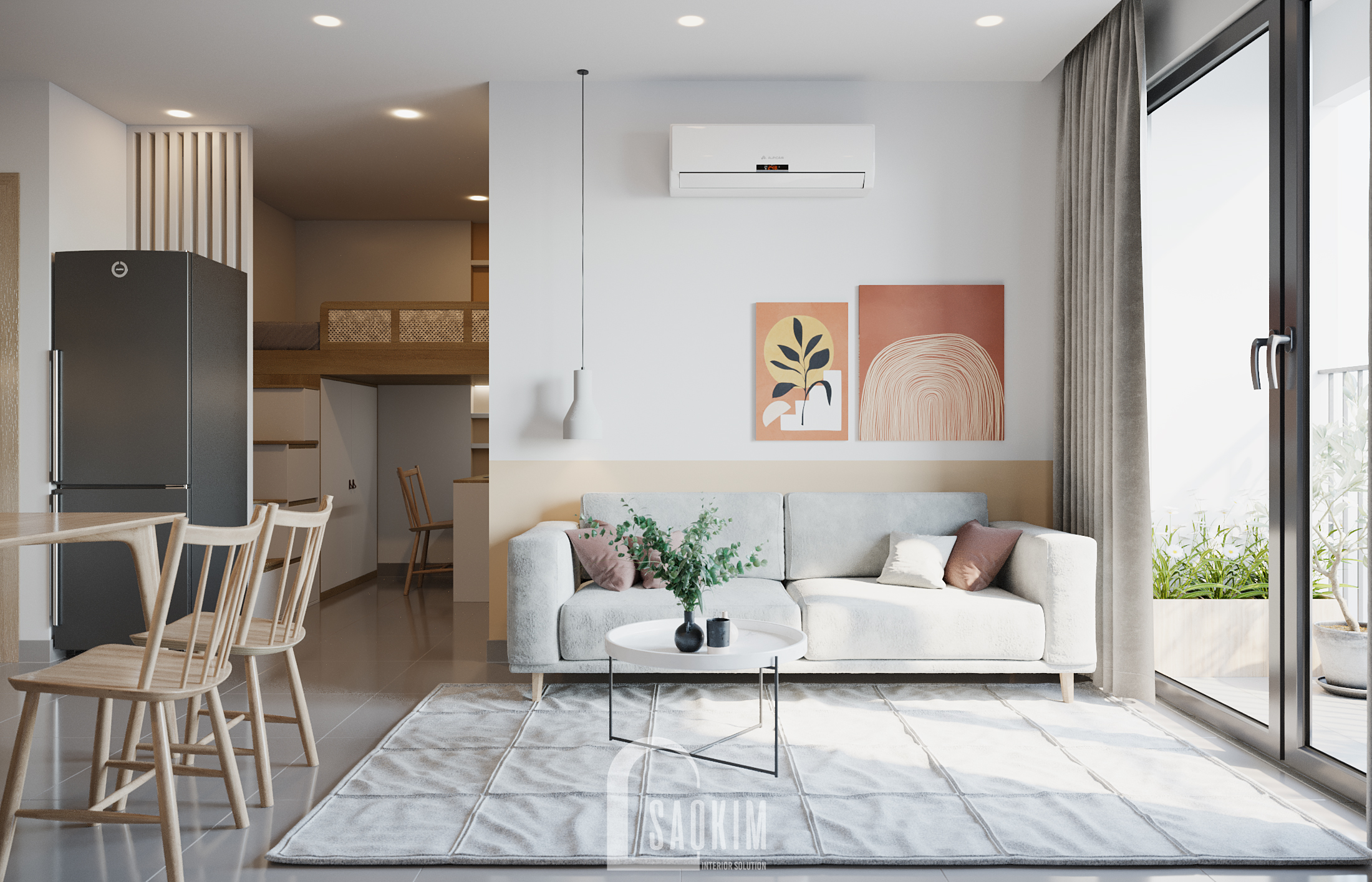 Vinhomes Smart City 公寓设计丨越南河内丨Sao Kim Interior Solution 公司-7