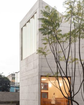 Studio Blur models Quito arts school after Le Corbusier house