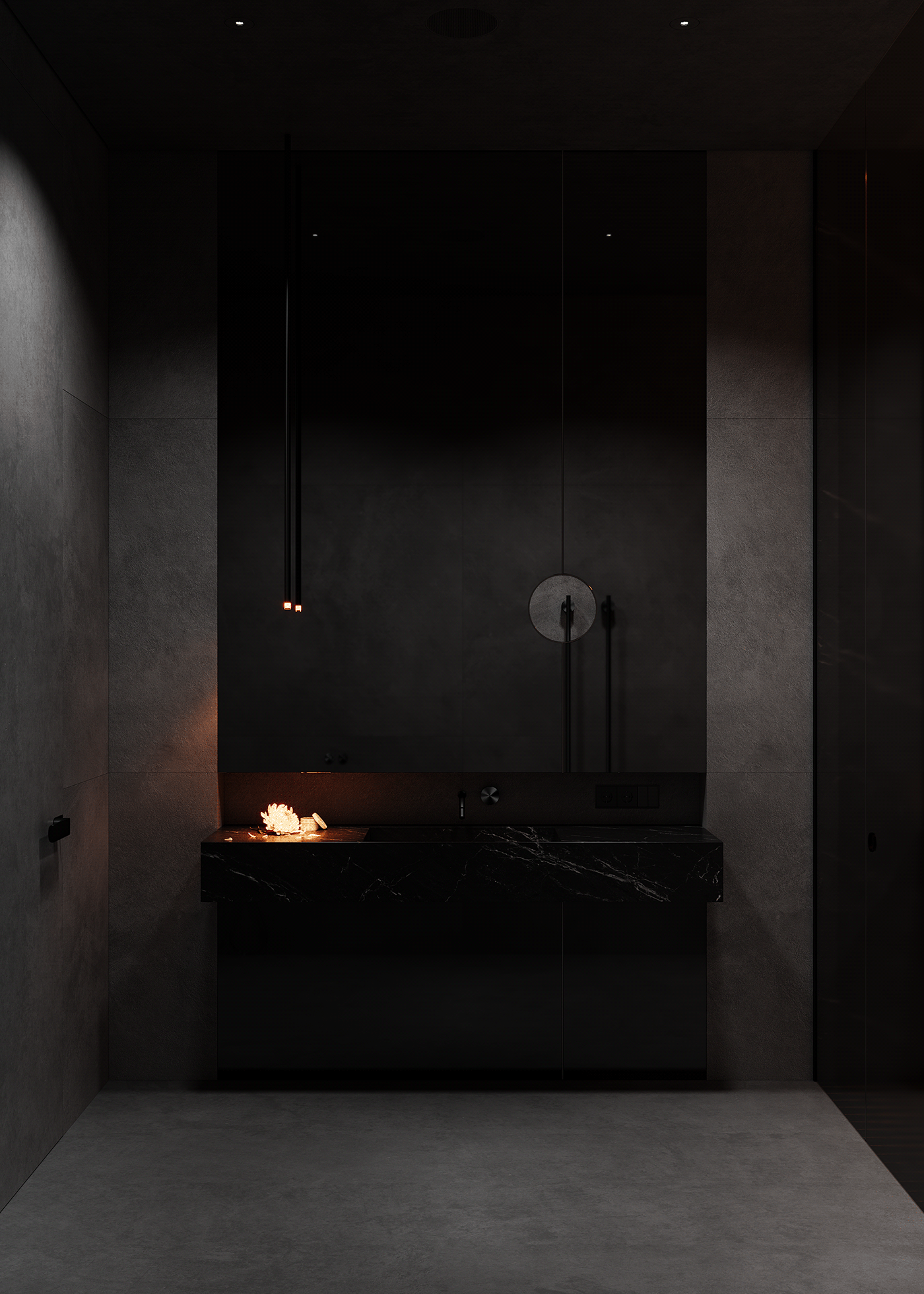 130平 高级黑色系空间，超赞！-14