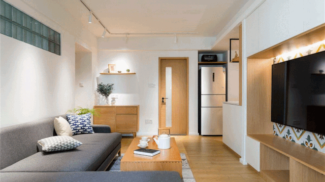 78㎡日式简约两居室,释放收纳潜力,温馨实用又安全-1