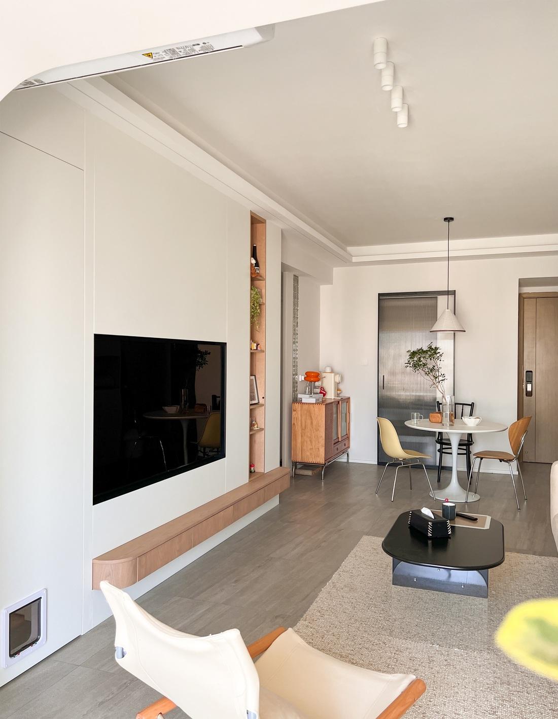 奶油北欧风精装房改造,90 后新人的温馨二人居-17