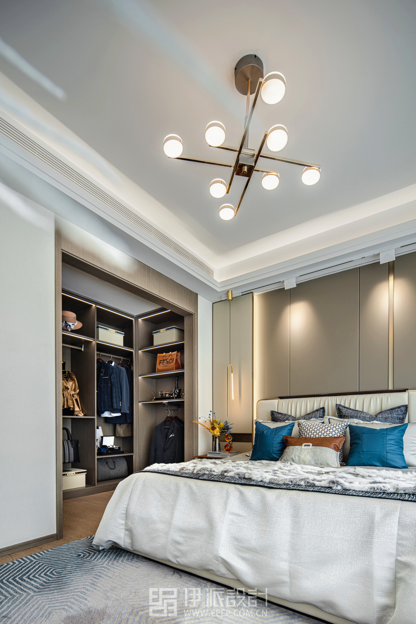 山东中央云璟项目高层样板间软装设计丨中国临沂丨深圳市伊派室内设计有限公司-47