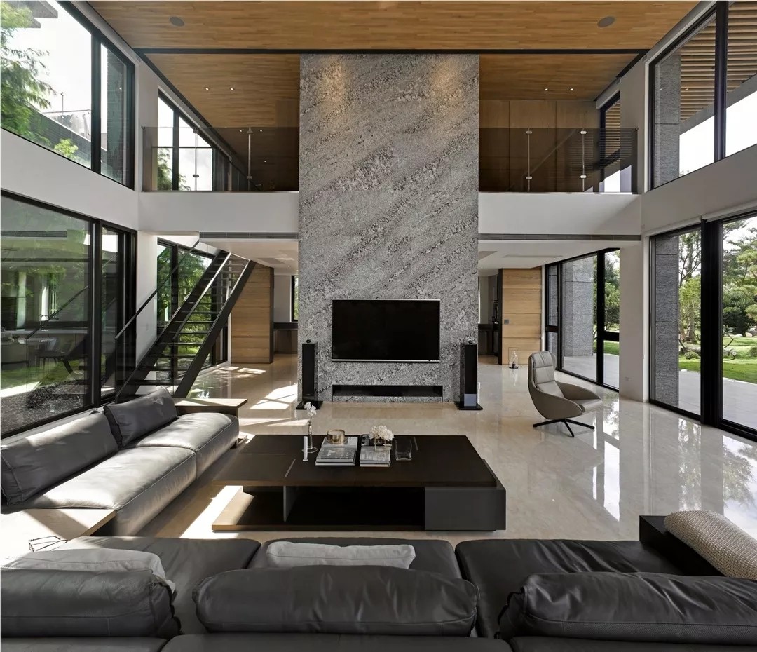 现代风挑高别墅,打造生活艺术馆-3