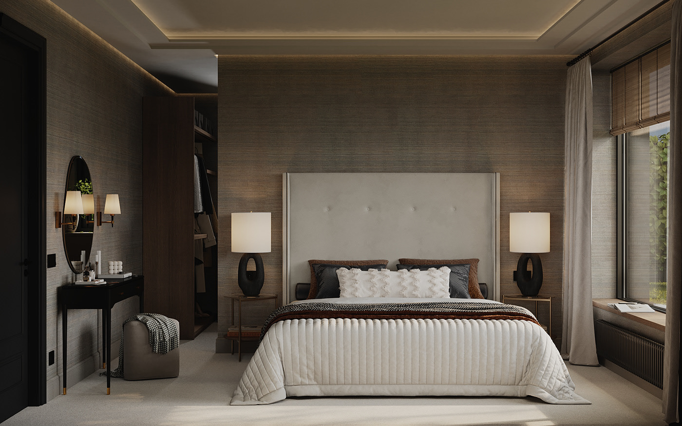 复古绿高级轻奢空间！-16