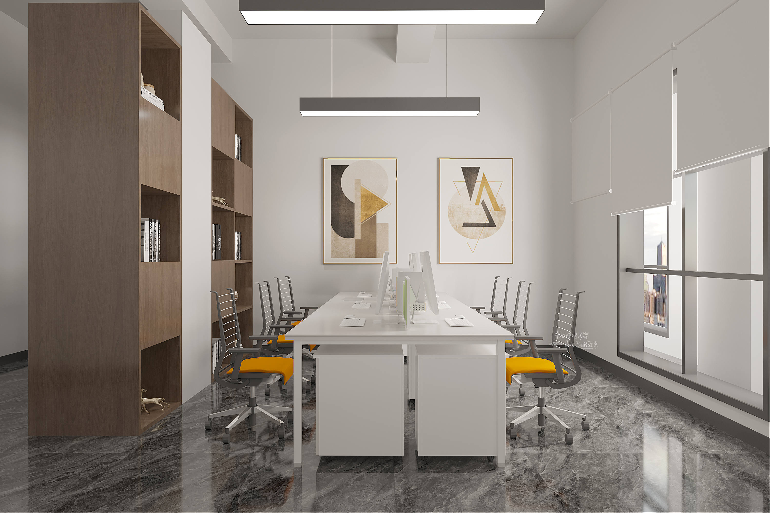极简主义办公室设计-8