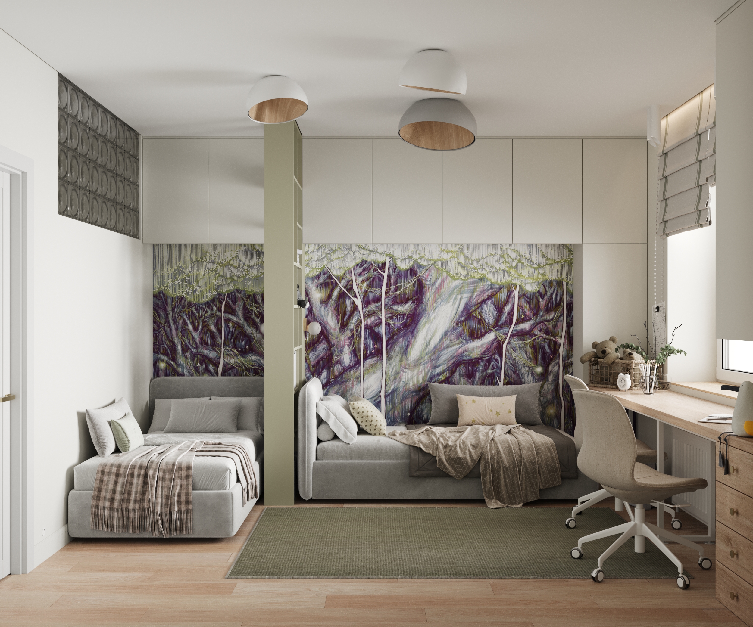 Bright apartment for a family-16