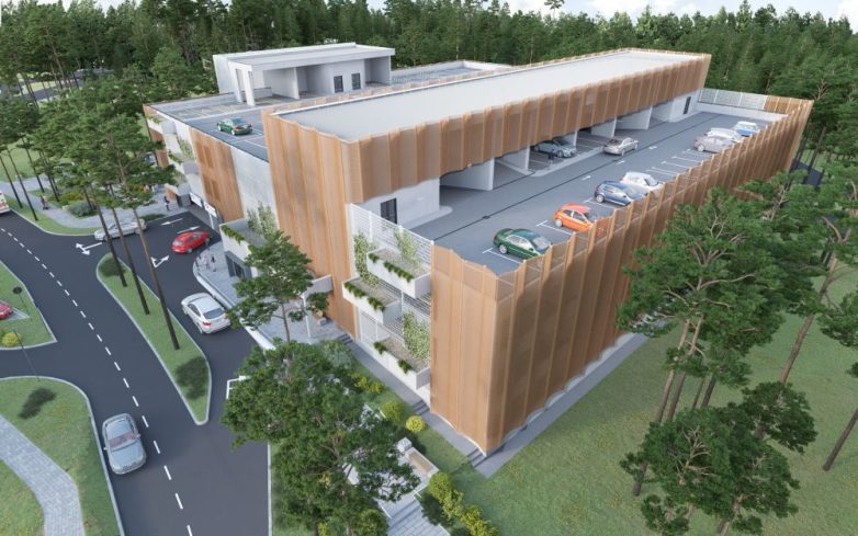 斯雷姆斯卡米特罗维察研究所旁五层停车场建设丨诺维萨德工作室DBA-40