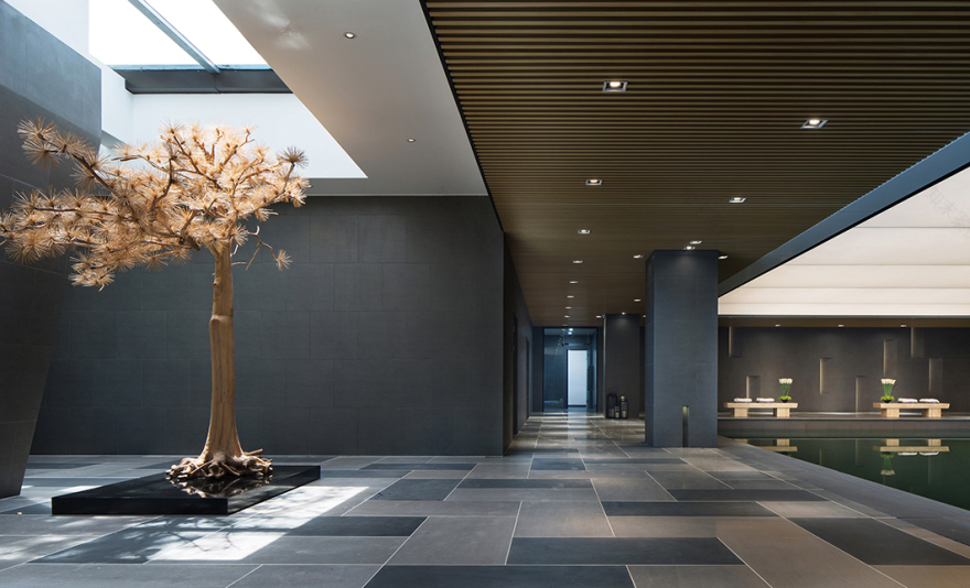 徐州万科翡翠天御售楼处 | 幽微蕴藉,空灵清远-49