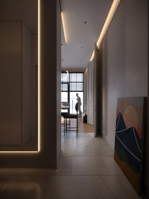 乌克兰基辅 小空间公寓设计-1