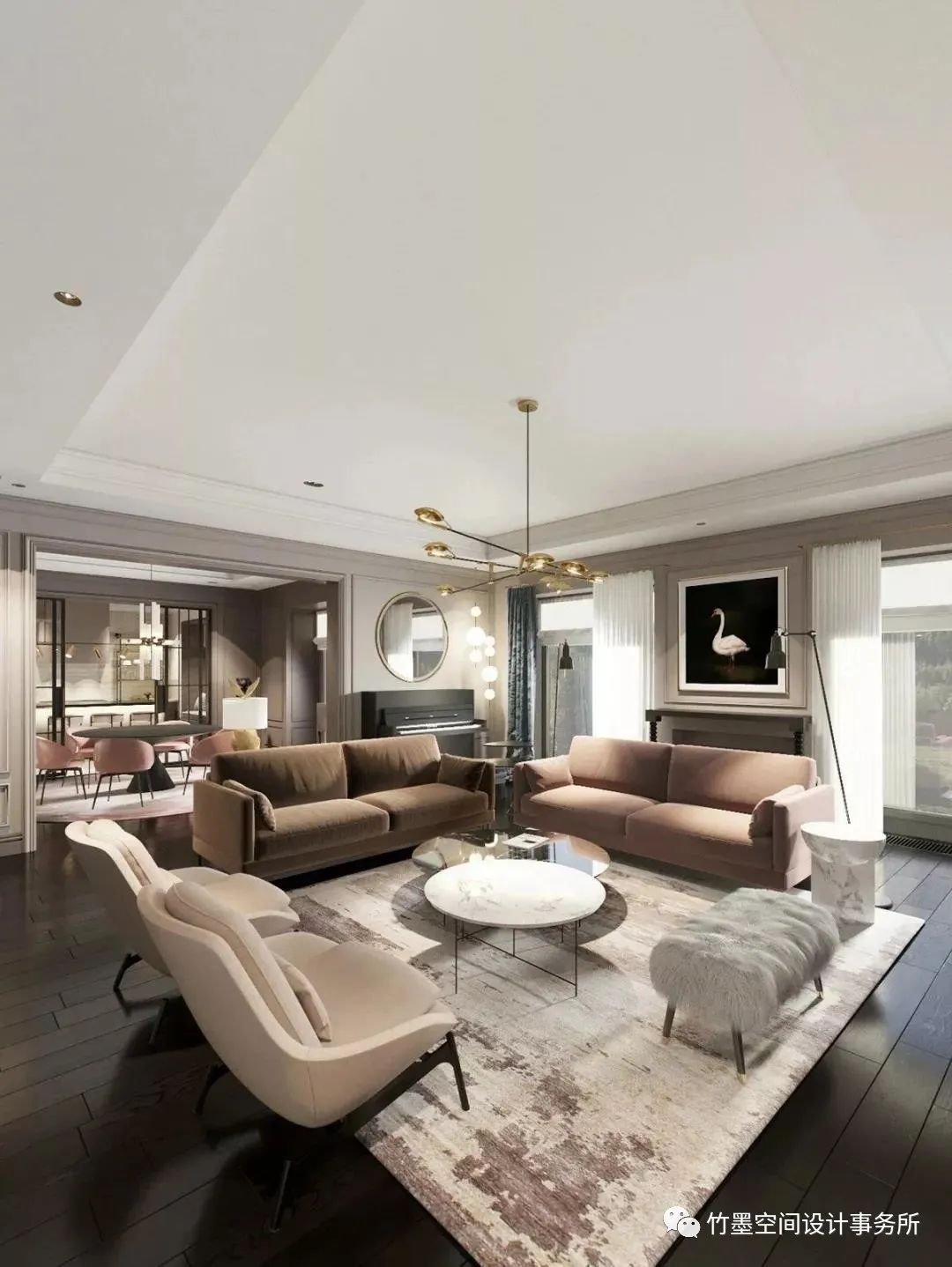 现代都市女性钟爱的轻奢唯美家居设计-0