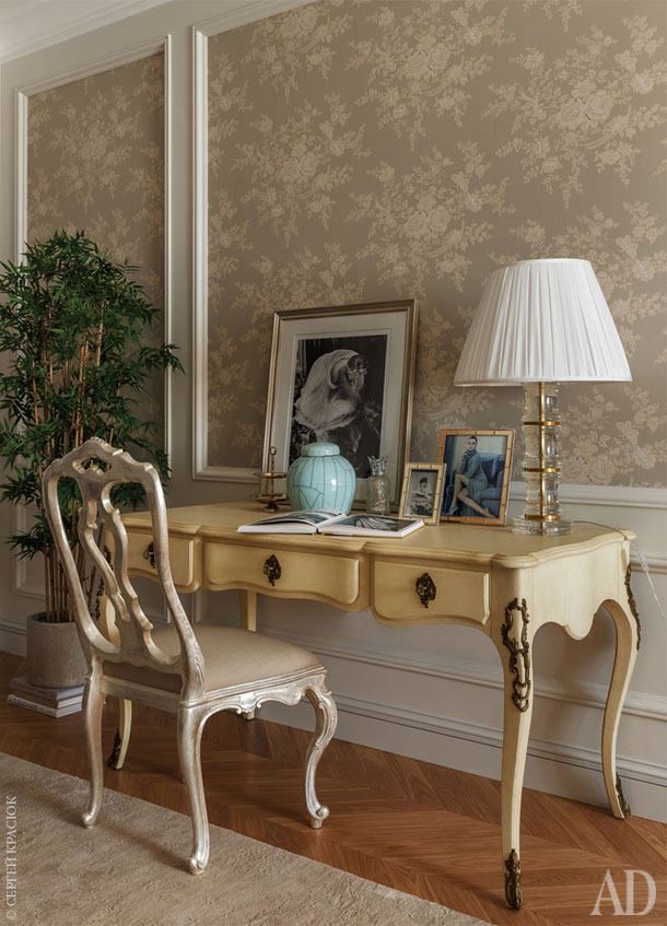 莫斯科秋色豪宅，精致古典内饰-14