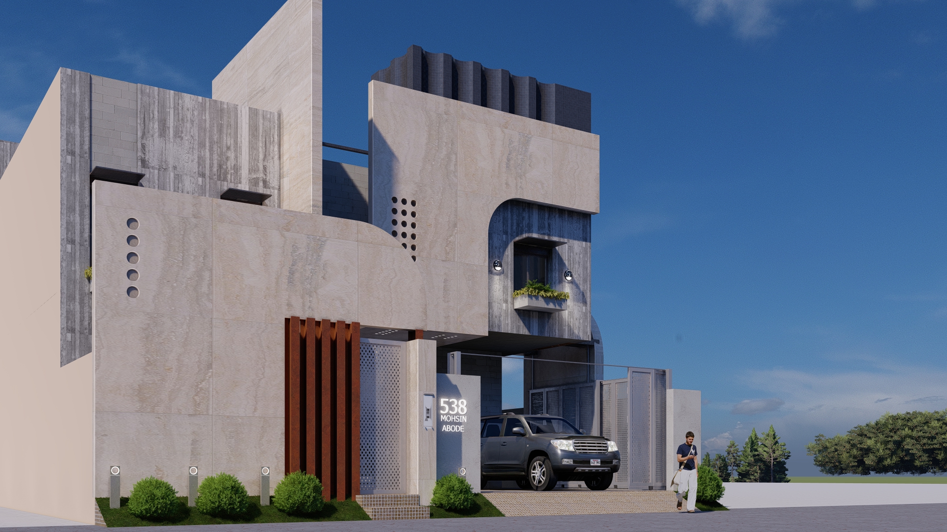 Split House Residence | Freelance Project-1