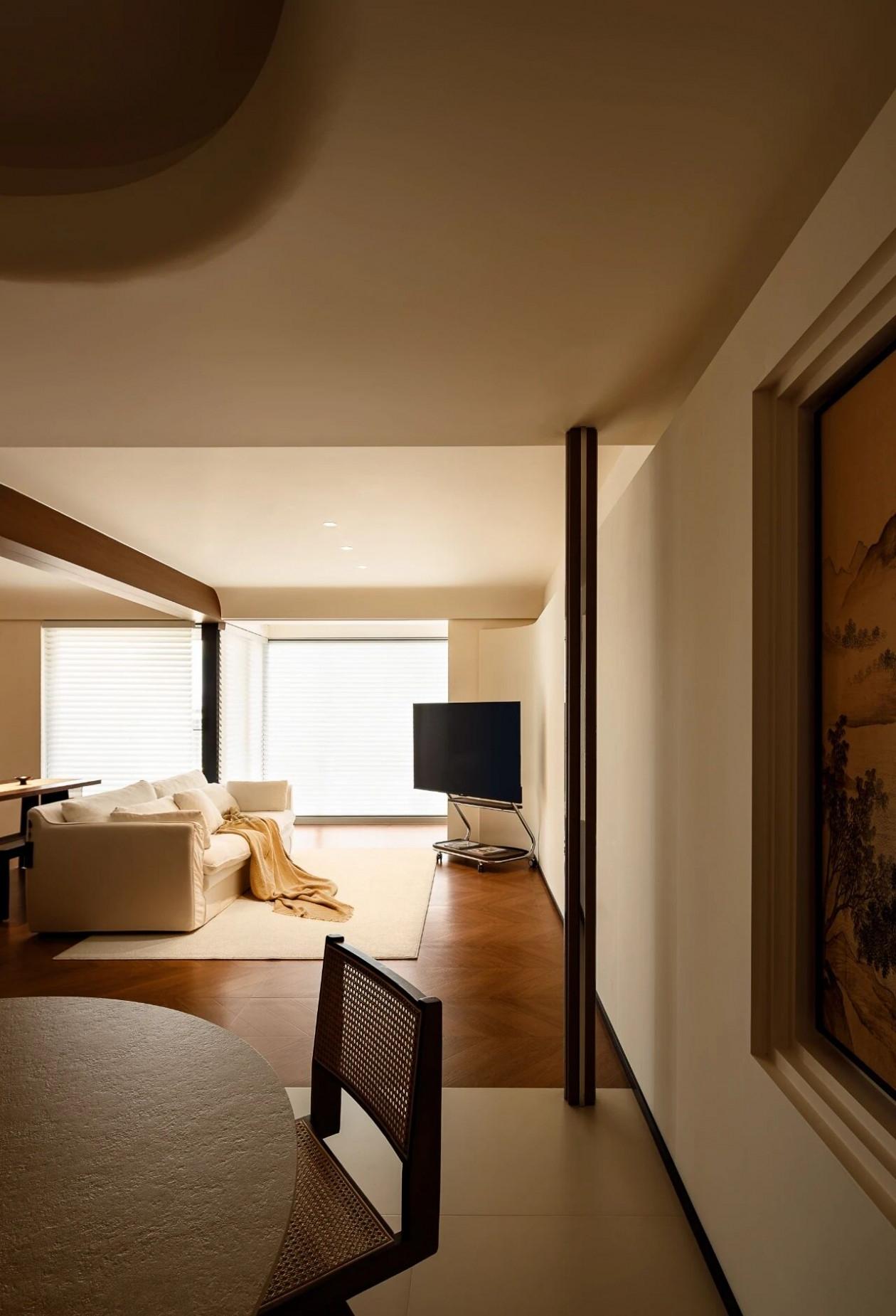 Y宅  时光的柔板丨F + 建筑空间设计-4