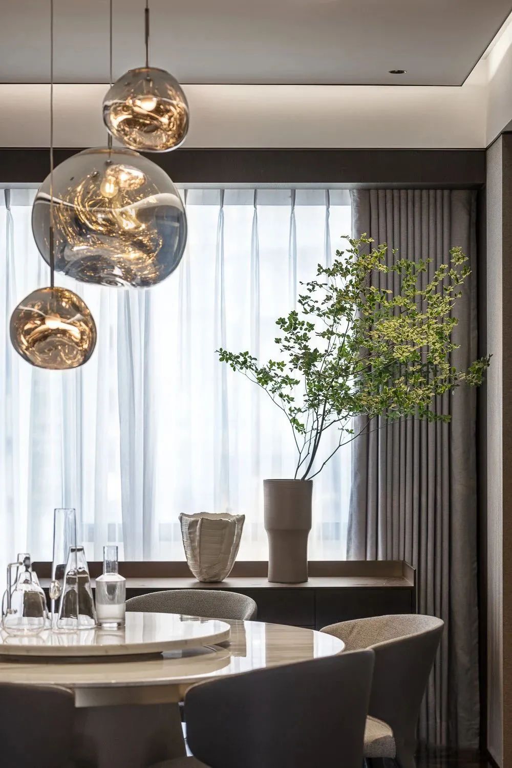 简约之魅·现代高级灰白空间设计-18