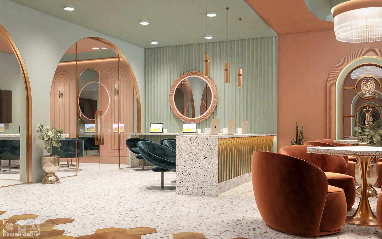 Diamond Coffee Shop 室内设计丨沙特阿拉伯利雅得丨OUR PARTNERS-13