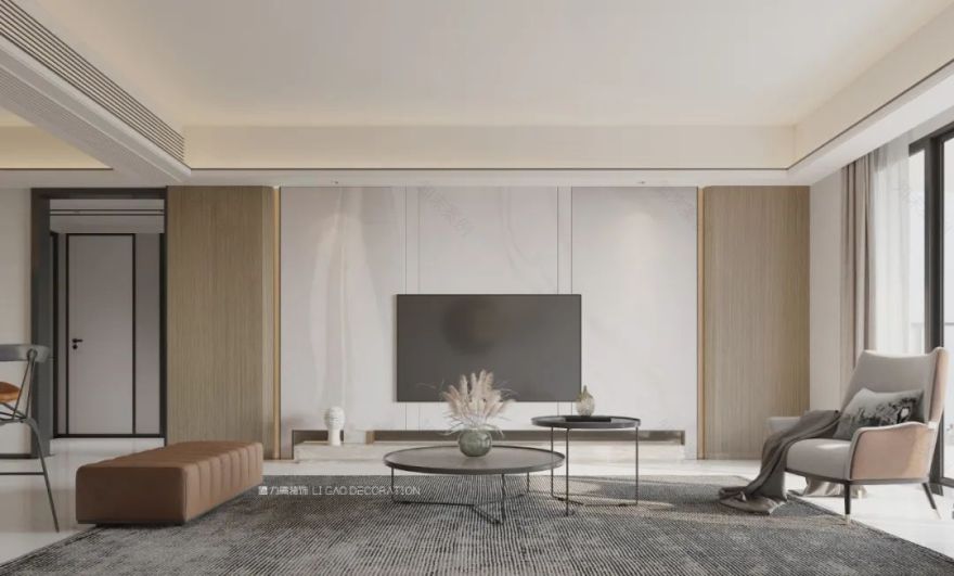 现代简约风恒大名都与碧桂园精装房设计案例-43