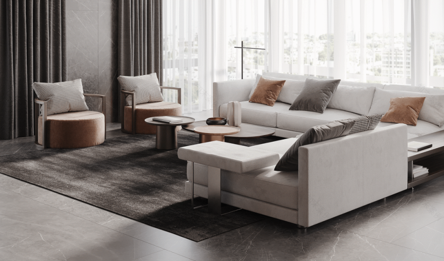 轻奢大平层 · 单身男士的温馨之家丨乌克兰基辅丨NOM BUREAU-45