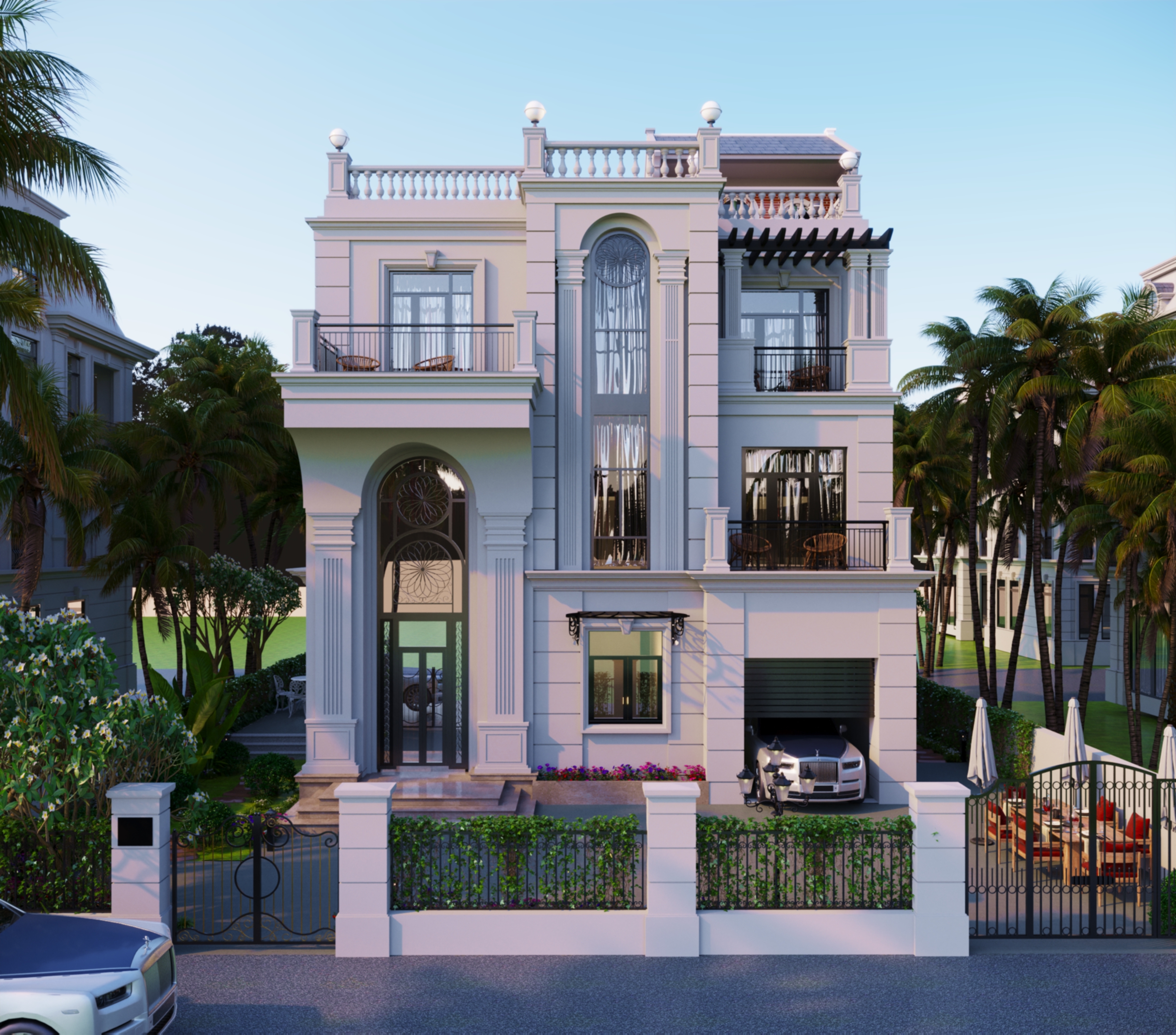 New Classic villa design-2