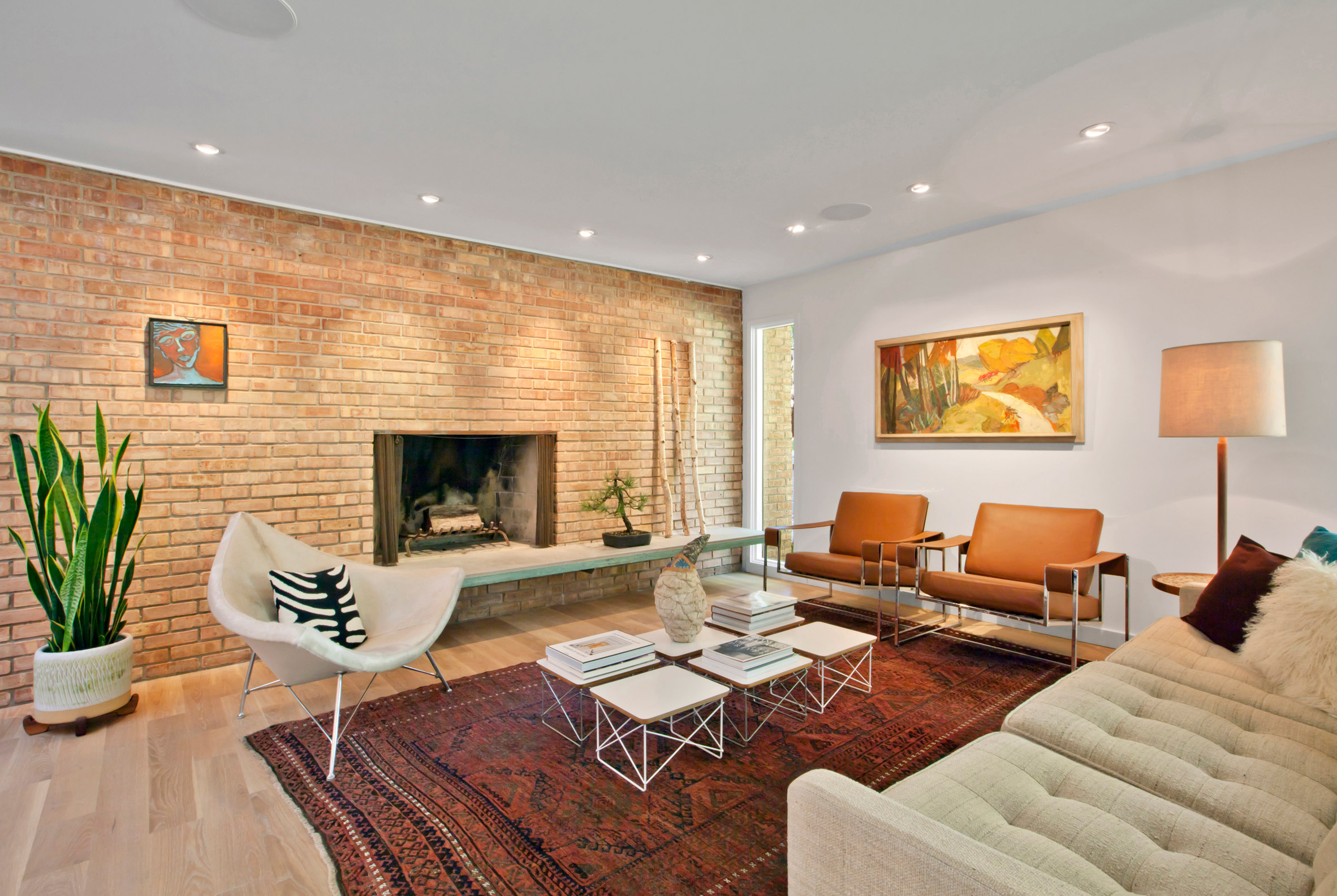 Haus overhauls midcentury modern home in the Indiana woods-11