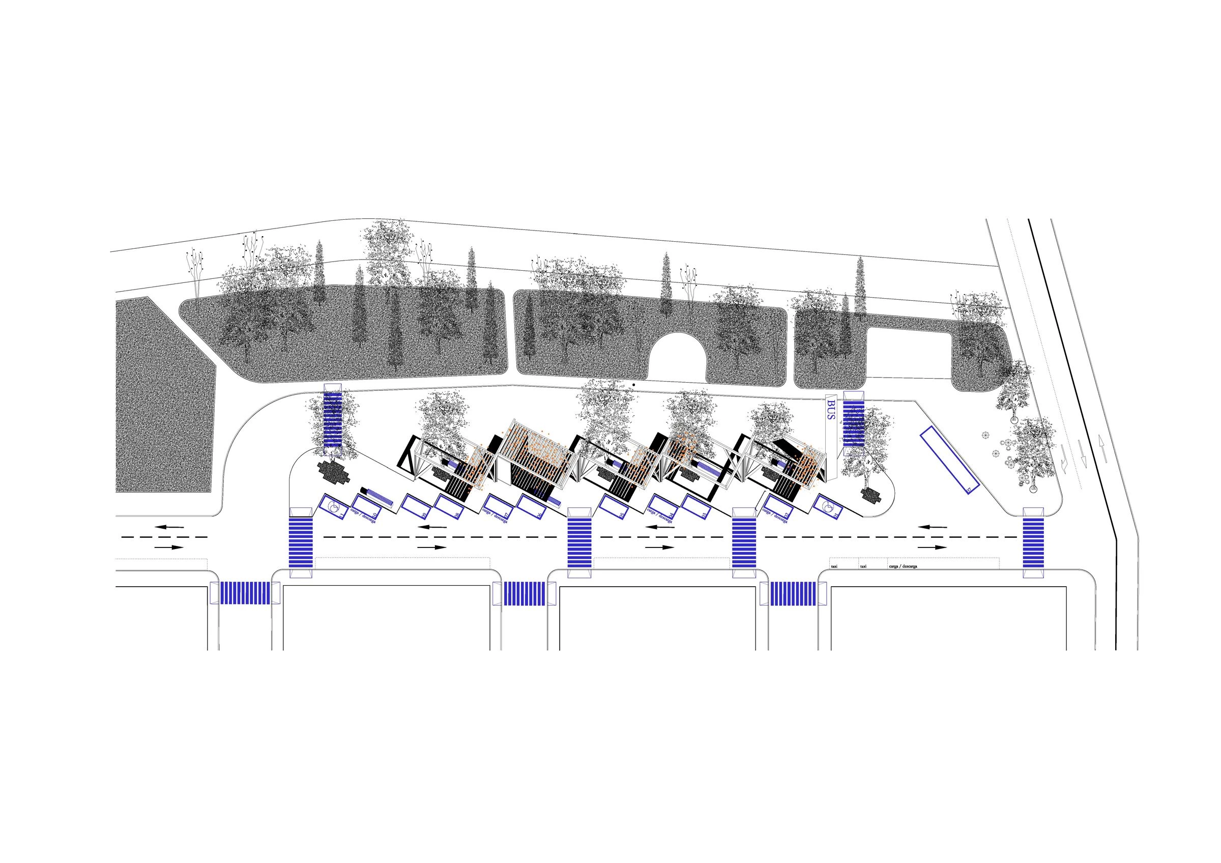 广场和公交车站丨西班牙丨La Errería * Architecture Office-13