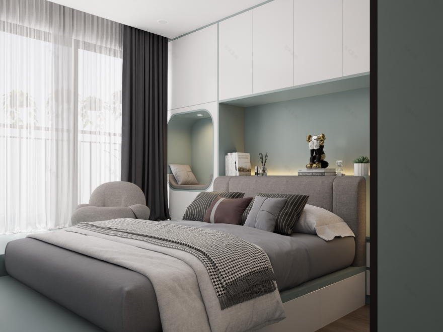 PD 的公寓 维纳家园大型公园丨越南胡志明市丨Huy Le-14