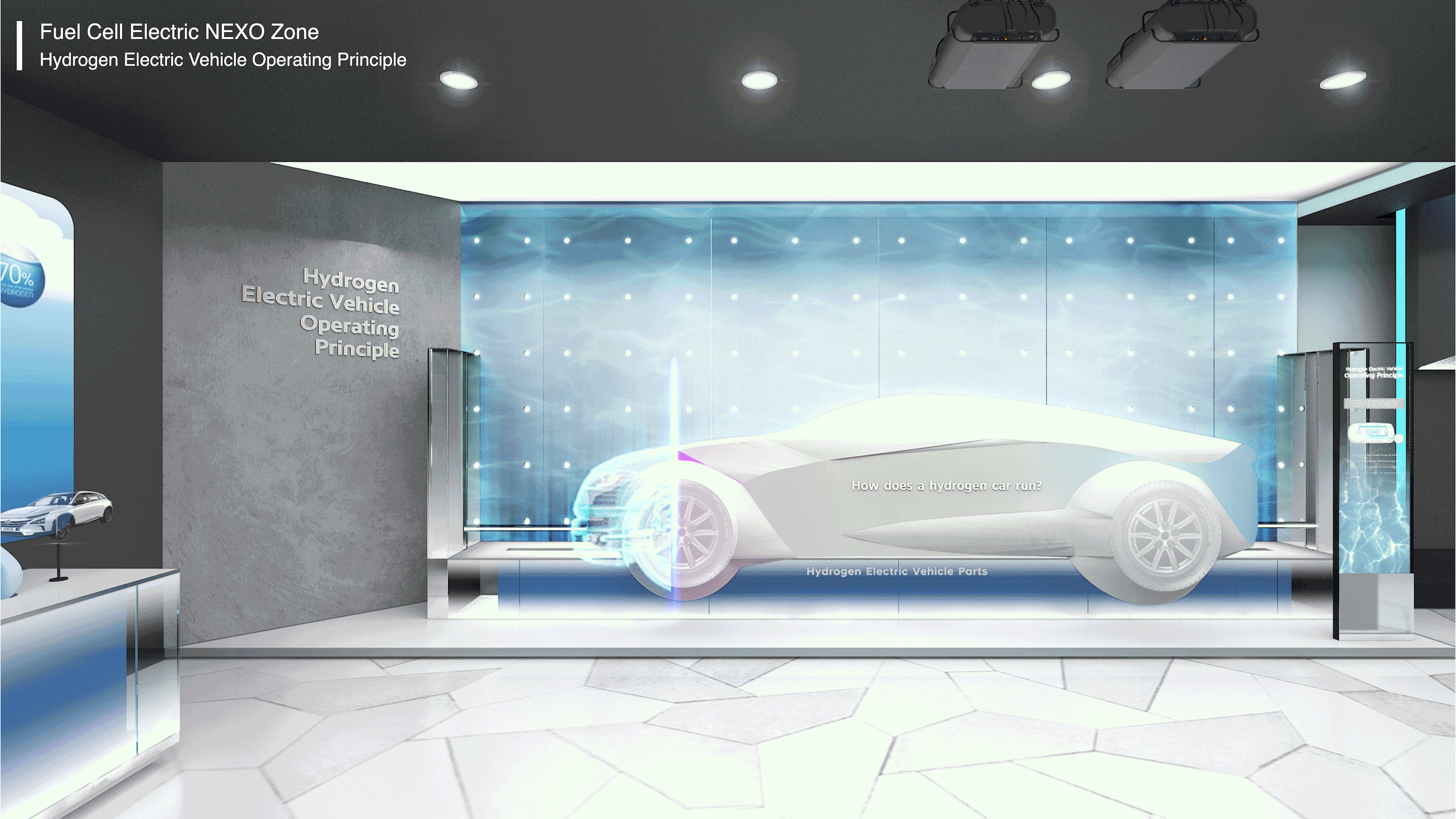 现代汽车展示空间，极简工业风诠释未来出行-27