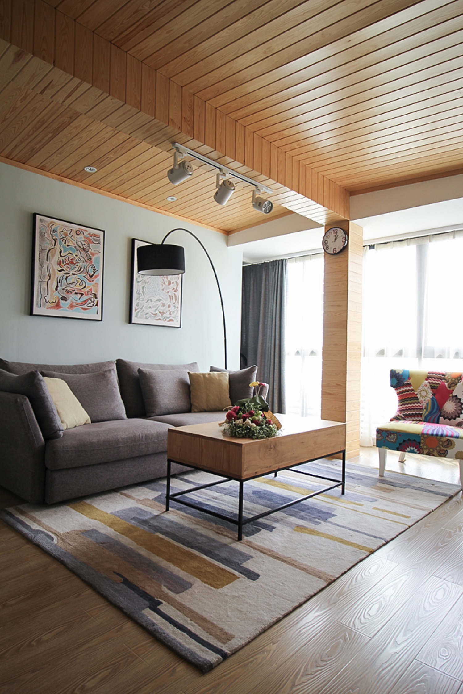 川行设计——小情歌 | 75㎡北欧原木宜家风格两室两厅-10