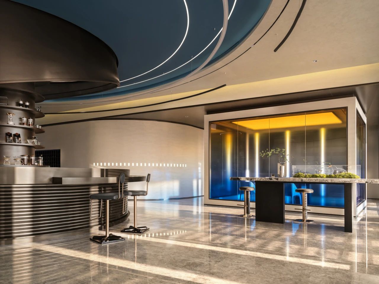 杭州越秀星际TOD售楼处丨中国杭州丨曼图设计八所-23