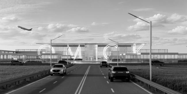 ОмскФёдоровка机场“冰雪像素化”项目丨俄罗斯丨Nefa architects-11